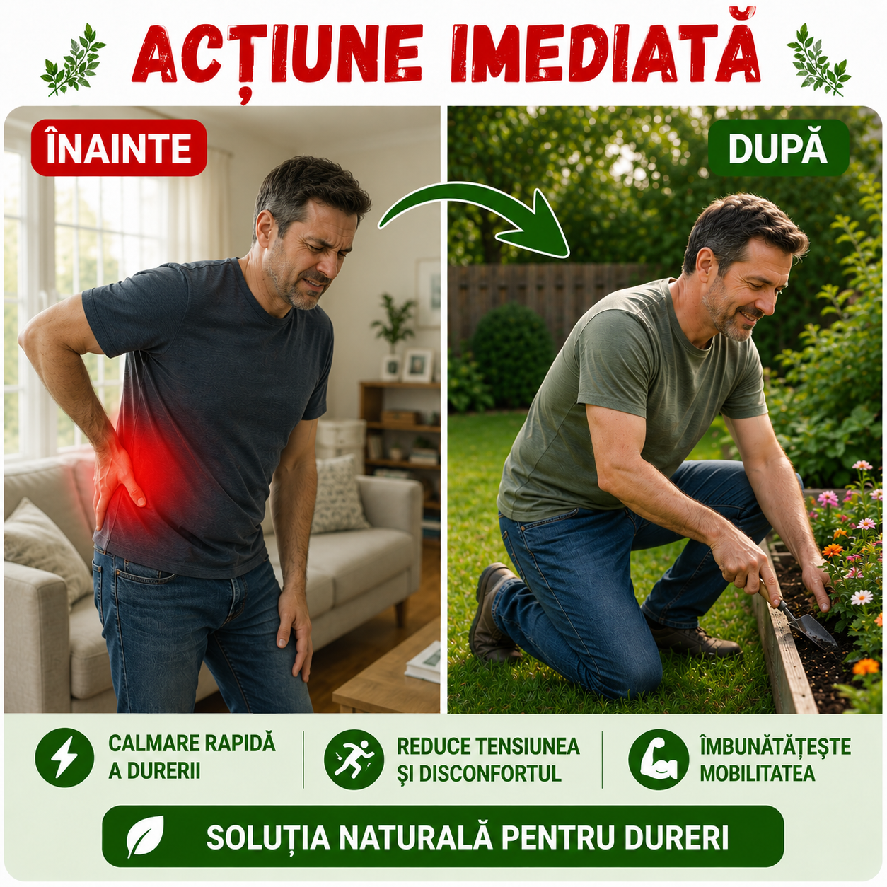 PACHET ANTI DURERE CREMĂ + 40 PLASTURI PELIN MAGIC